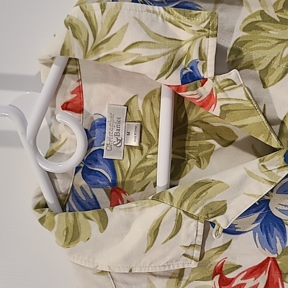 Christopher & Banks Tropical button down shirt | Size Medium​ - Picture 5 of 5